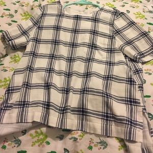 Madewell plaid top!