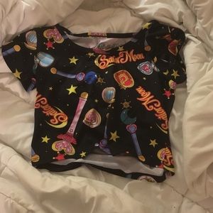 Anime sailor moon crop top