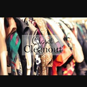 CLEAN OUT CLOSET!!