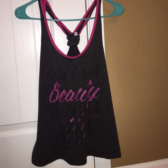 "Look like a beauty train like a boss" tank