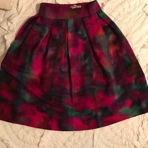 Anthropologie Tie Dye Skirt