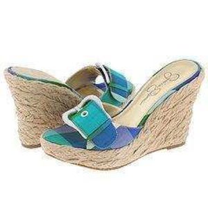 Jessica Simpson Madras Slip Ins