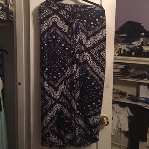 Flowy patterned pants