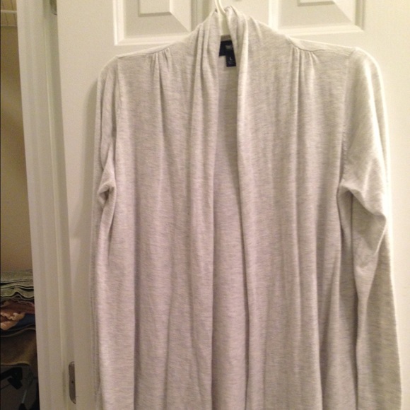 Mossimo grey open front cardigan