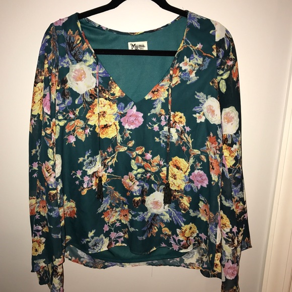 Show Me Your MuMu Floral Tunic Bohemian Festival