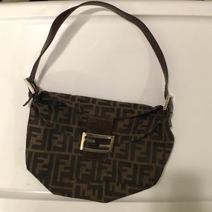 Fendi Shoulder Clutch Handbag