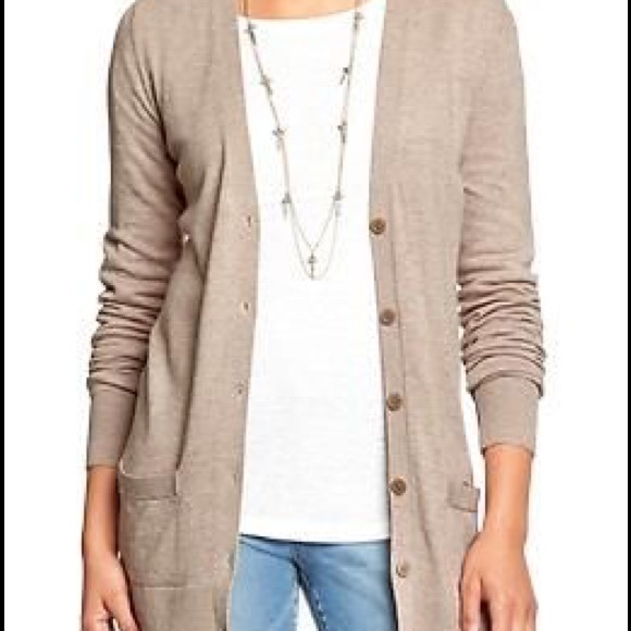 Old Navy Sweaters - Beige Button Up Cardigan