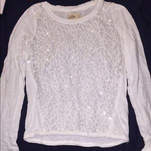 White long sleeved detail shirt