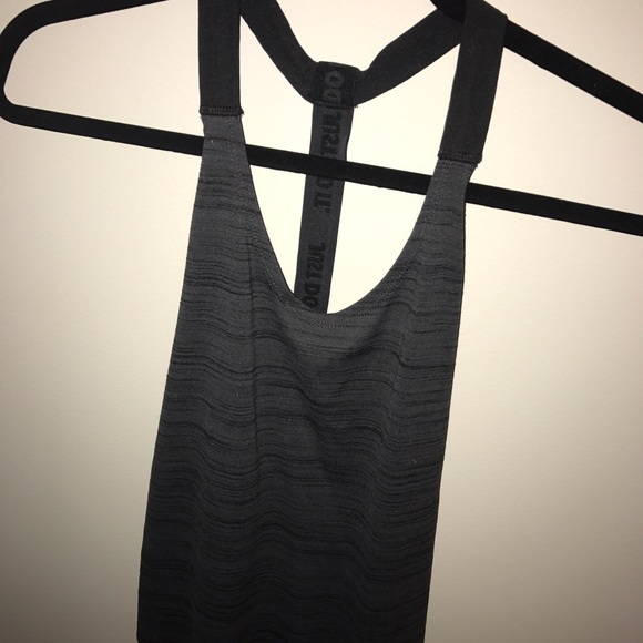 Open back Black Nike workout tank