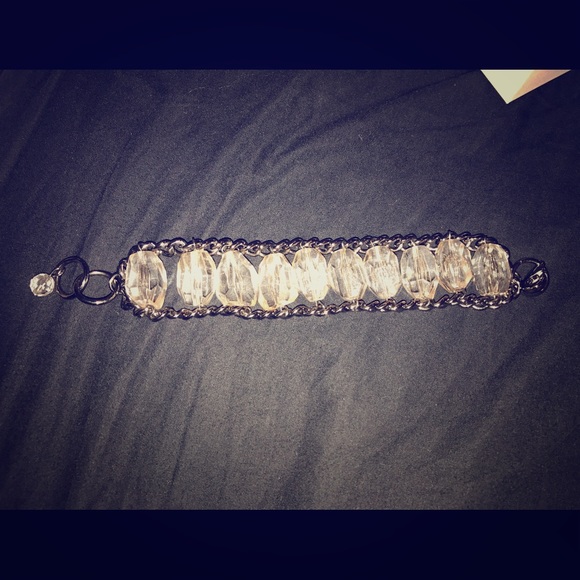 UEC Charming Charlie's Pink Gemstone Bracelet