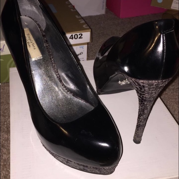 Cute black heels