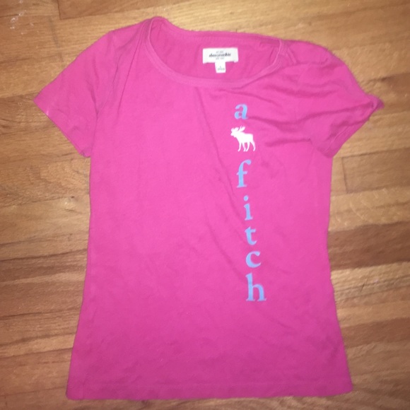 Abercrombie girls pink tee