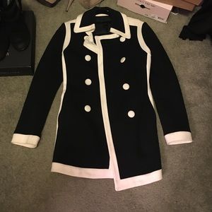 Elegant B&W Coat