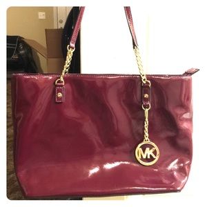 burgundy Michael Kors