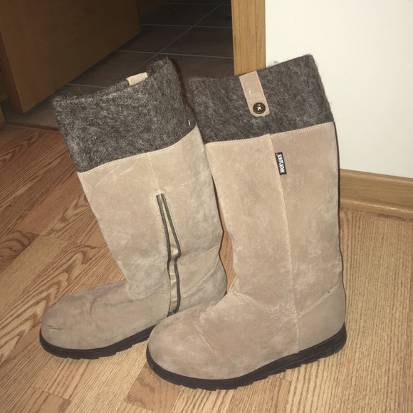 Muk luks sz 9 tan boots