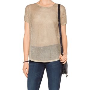 Michael KORS shimmer gold sweater • M • NWT ✨