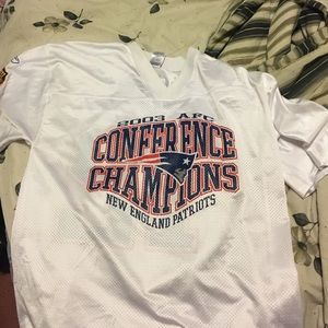 A Tom Brady 2003 AFC Champions Jersey