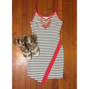 Asymmetrical Stripped Dress