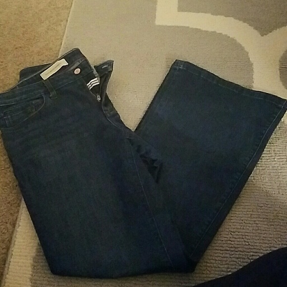 Pilcro Dark Denim Flare Size 32