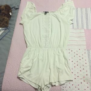 Creme colored Romper!