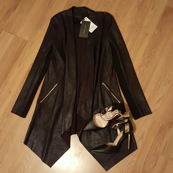 Zara Suede effect Jacket - Picture 2 of 5