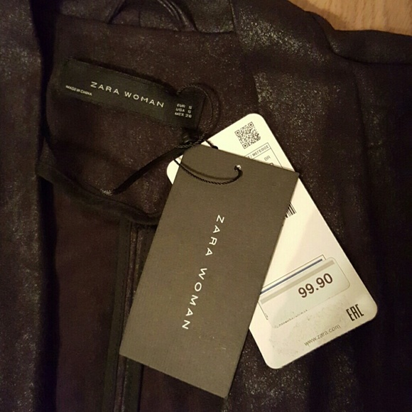 Zara Suede effect Jacket - Picture 3 of 5