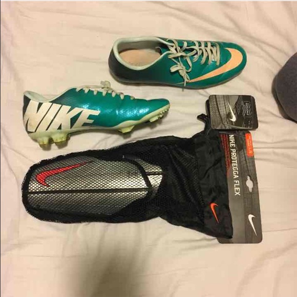 Nike Cleats and Shin Gaurds