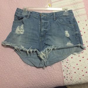 High waisted shorts