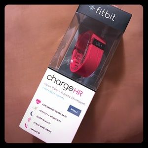 fitbit chargeHR in tangerine- Brand new