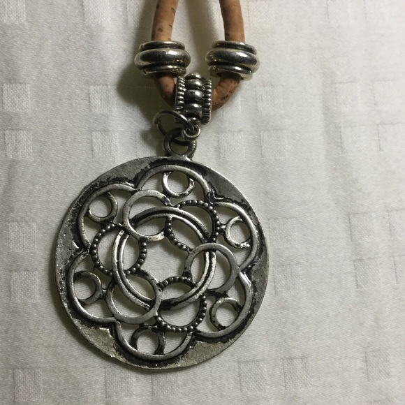 Portuguese Cork Silver Pendant Keychain - Picture 2 of 3