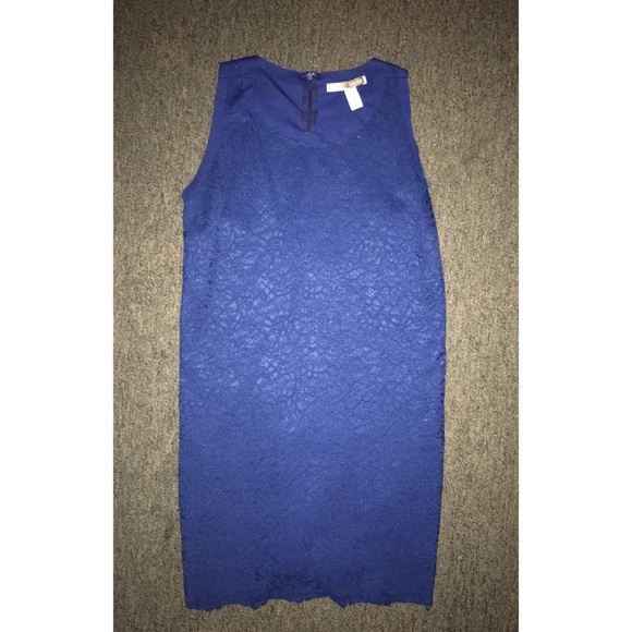 Navy Lace Dress - Picture 2 of 2