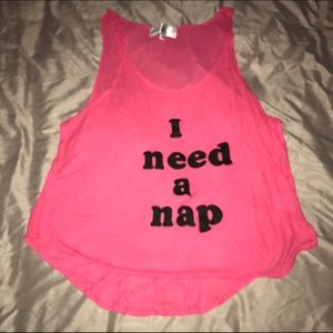 WILDFOX tank "I Need a Nap"
