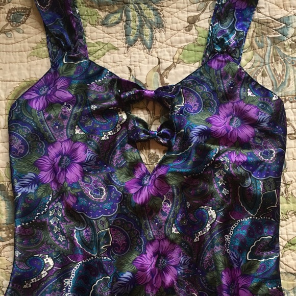 Vintage 90s floral lingerie set - Picture 3 of 4