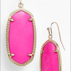 Kendra Scott Elle Hot Pink Earrings