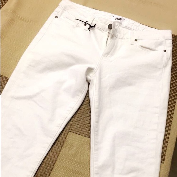 Paige skyline crop jeans