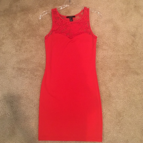 Red bodycon dress