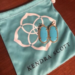Kendra Scott Turquoise Elle Earrings