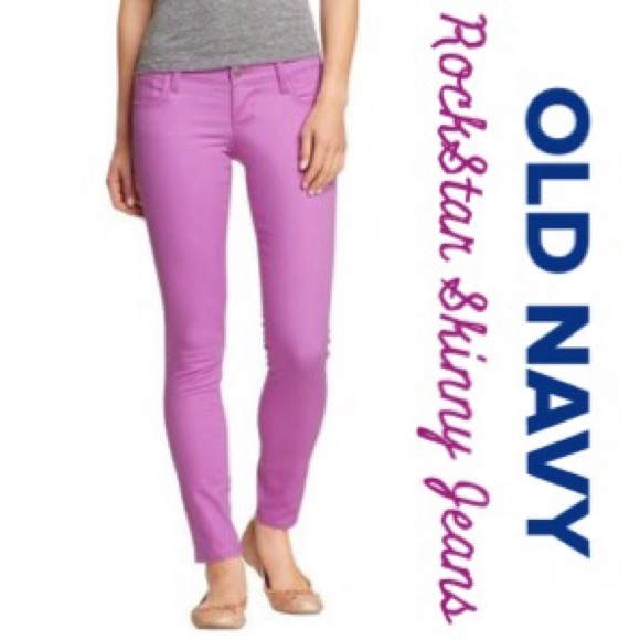 NWT Old Navy RockStar Skinny Jeans in Lilac