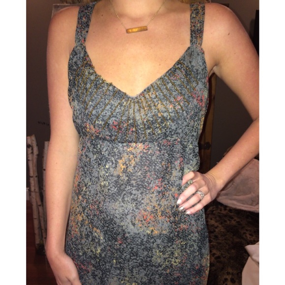Calvin Klein NWT gold embellished blouse • L✨