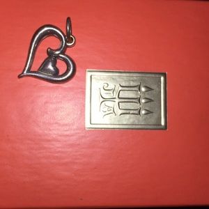 double heart james avery charm