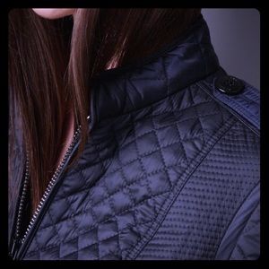 Burberry Cinched Waist Quilted Jacket