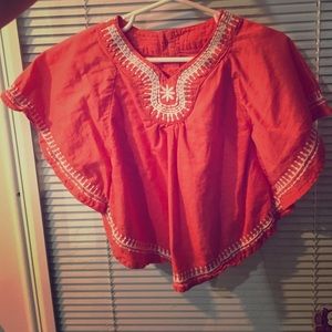 Old navy tunic peasant top
