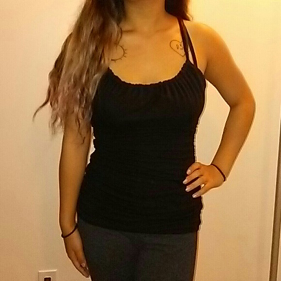 bebe black top - Picture 5 of 8