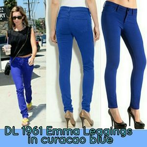 *DL 1961 Jeans* Bright Blue Skinny Stretch Legging
