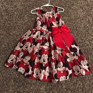 Minnie Mouse Christmas dress for girls