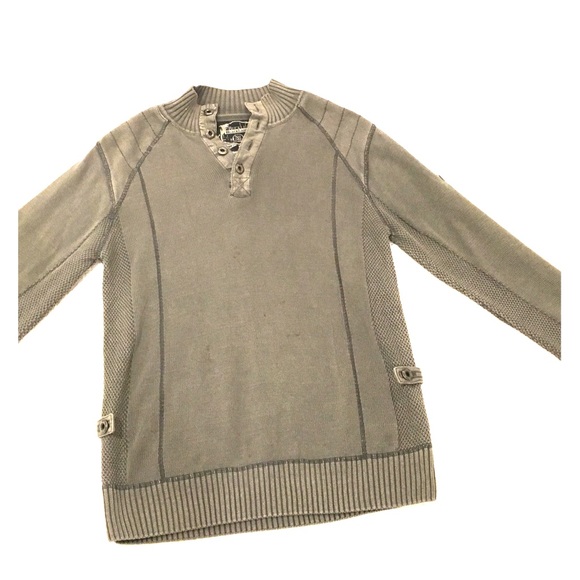 Buckle black label slim fit medium men's sweater