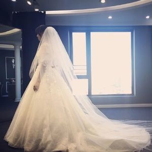 Custom section wedding dress