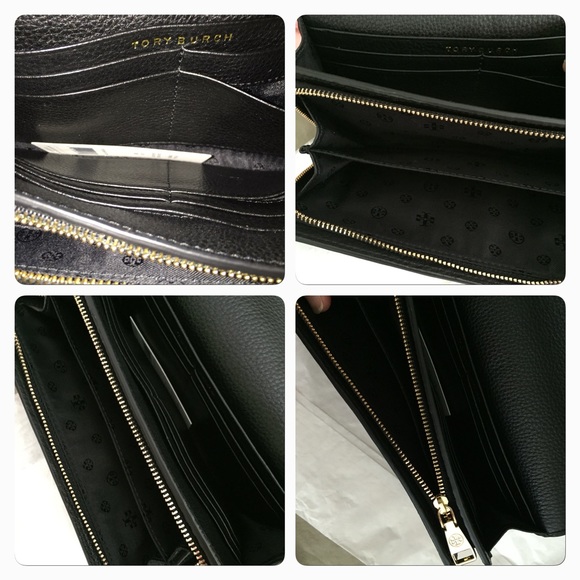 NEW - REDUCED! Tory Burch Black Leather Wallet - Picture 5 of 7