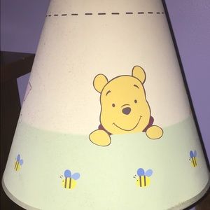 Winnie the Pooh lamp, decals,light switch cover