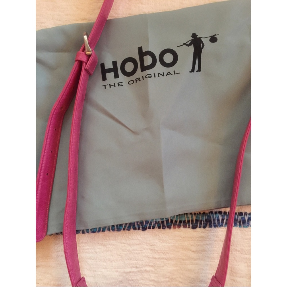 HOBO Pink Leather Bucket Bag - Picture 6 of 7